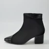 Women ZIERA Vann Xw Black Mix Ankle Boots
