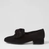 Women DJANGO & JULIETTE Varva Black Suede Heels