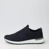 Women ARA Venice 02 Navy Leather Sneakers