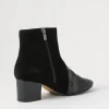 Women ZIERA Verill Xw Black Mix Ankle Boots