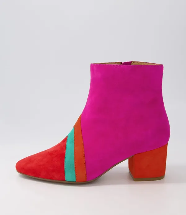 Women ZIERA Verill Xw Bright Multi Ankle Boots
