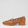 Women DJANGO & JULIETTE Vilis Dark Tan Leather Heels