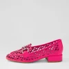 Women DJANGO & JULIETTE Vilis Hot Pink Leather Heels