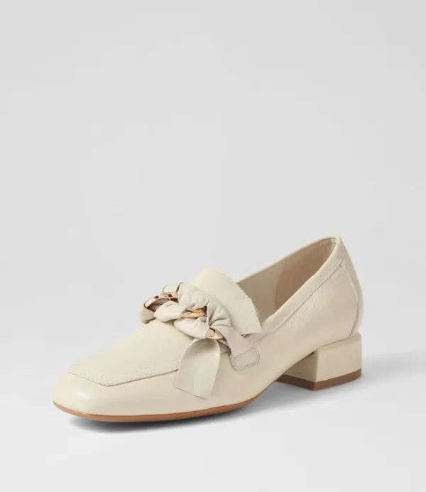 Women DJANGO & JULIETTE Viserys Almond Leather Heels