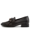 Women DJANGO & JULIETTE Viserys Black Leather Heels