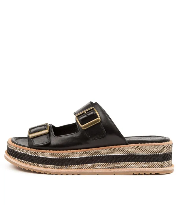 Women DJANGO & JULIETTE Vishu Black Leather