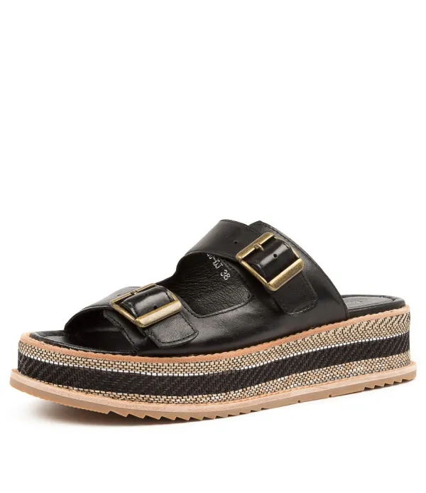 Women DJANGO & JULIETTE Vishu Black Leather