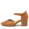 Women ZIERA Vitor W Tan Leather