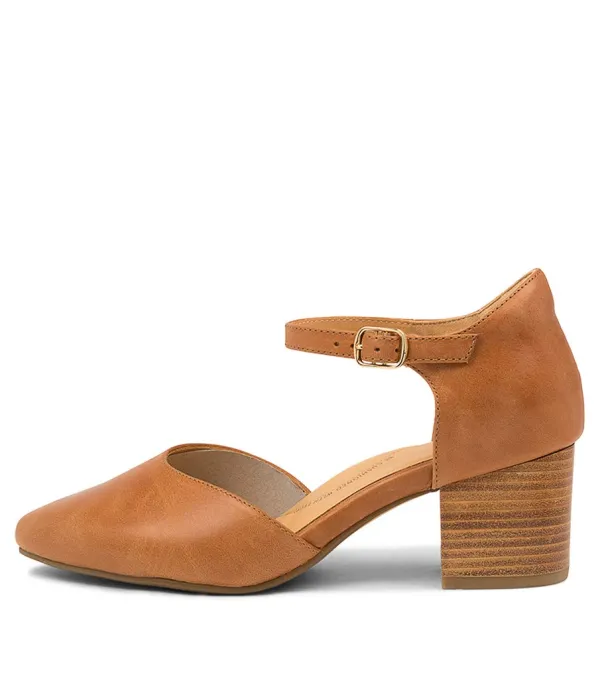 Women ZIERA Vitor W Tan Leather