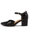 Women ZIERA Vitor Xw Black Patent Leather Heels