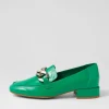 Women DJANGO & JULIETTE Vivandy Bright Emerald Patent Leather Heels