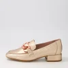 Women DJANGO & JULIETTE Vivandy Rose Gold Croc Leather Heels