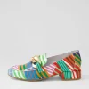 Women DJANGO & JULIETTE Vivandy Stripe Multi Patent Leather Heels