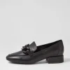Women DJANGO & JULIETTE Vivek Black Leather Heels
