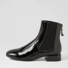 Women DJANGO & JULIETTE Voria Dj Black Patent Elastic