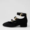 Women DJANGO & JULIETTE Voslo Black Suede Heels