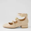 Women DJANGO & JULIETTE Voslo Latte Patent Leather Heels