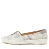 Women SUPERSOFT Wandie Grey Spray Paint Misty Leather Shoes