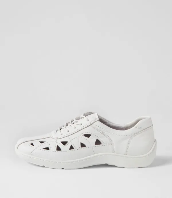 Women ZIERA Watkin Xf White Leather Sneakers