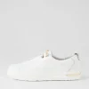 Women DJANGO & JULIETTE Wattel White Leather Sneakers