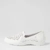 Women ZIERA Wavada Xf White Leather Loafers