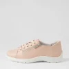 Women ZIERA Wemmer Xf Rose White Leather Sneakers