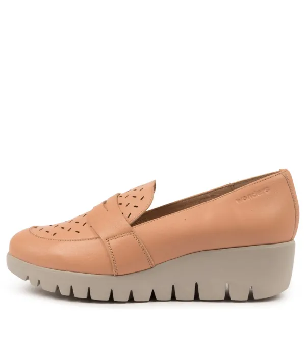 Women WONDERS Wendie Nude Leather