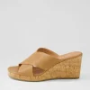 Women TOP END Wevie Tan Leather Sandals