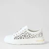 Women DJANGO & JULIETTE Wim White Leather Sneakers