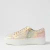 Women DJANGO & JULIETTE Wolfies Rainbow Multi Leather Sneakers