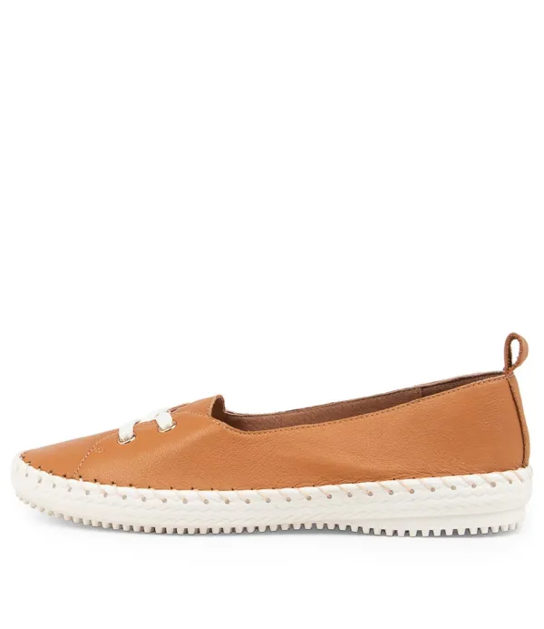 Women SUPERSOFT Womans Dark Tan Leather Loafers Ws