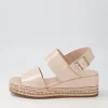 Women DJANGO & JULIETTE Xabbie Rose Shimmer Leather Espadrilles