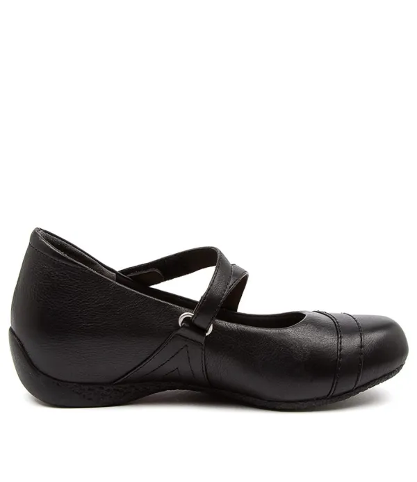 Women ZIERA Xray M Black Leather