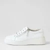 Women DJANGO & JULIETTE Yanji White Leather Sneakers