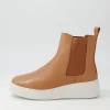 Women DJANGO & JULIETTE Yestin Scotch Vanilla Leather Chelsea Boots
