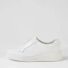 Women DJANGO & JULIETTE Yiara White Leather Sneakers