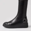 Women DJANGO & JULIETTE Yiggy Black Patent Stretch Calf Boots
