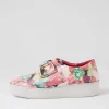 Women ZIERA Zeki W Pink Mix Patent Leather Sneakers