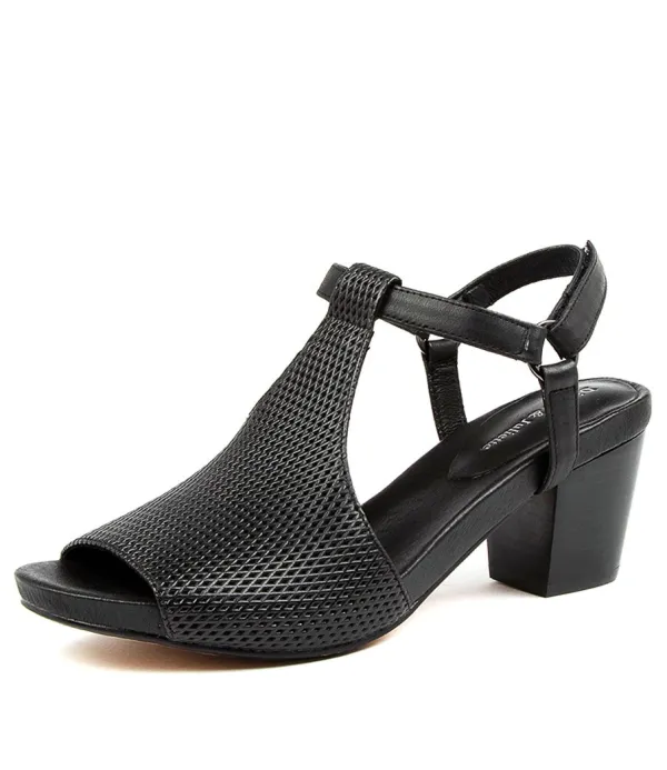 Women DJANGO & JULIETTE Zettie Black Leather