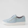 Women ZIERA Zikta W Denim White Leather Sneakers