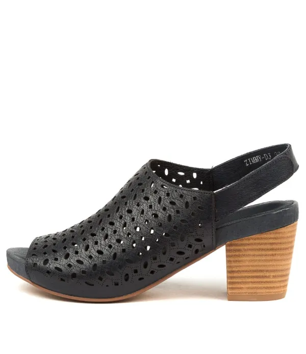 Women DJANGO & JULIETTE Zimmy Navy Leather