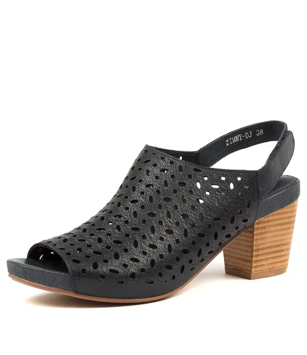 Women DJANGO & JULIETTE Zimmy Navy Leather